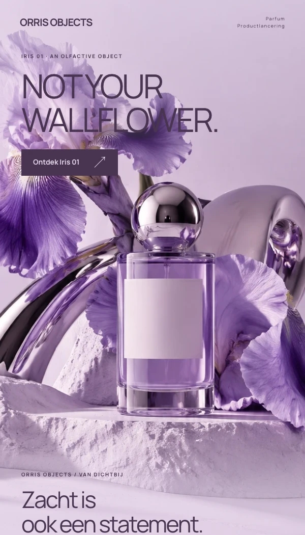 E-maildesignconcept ORRIS OBJECTS: Productlancering
