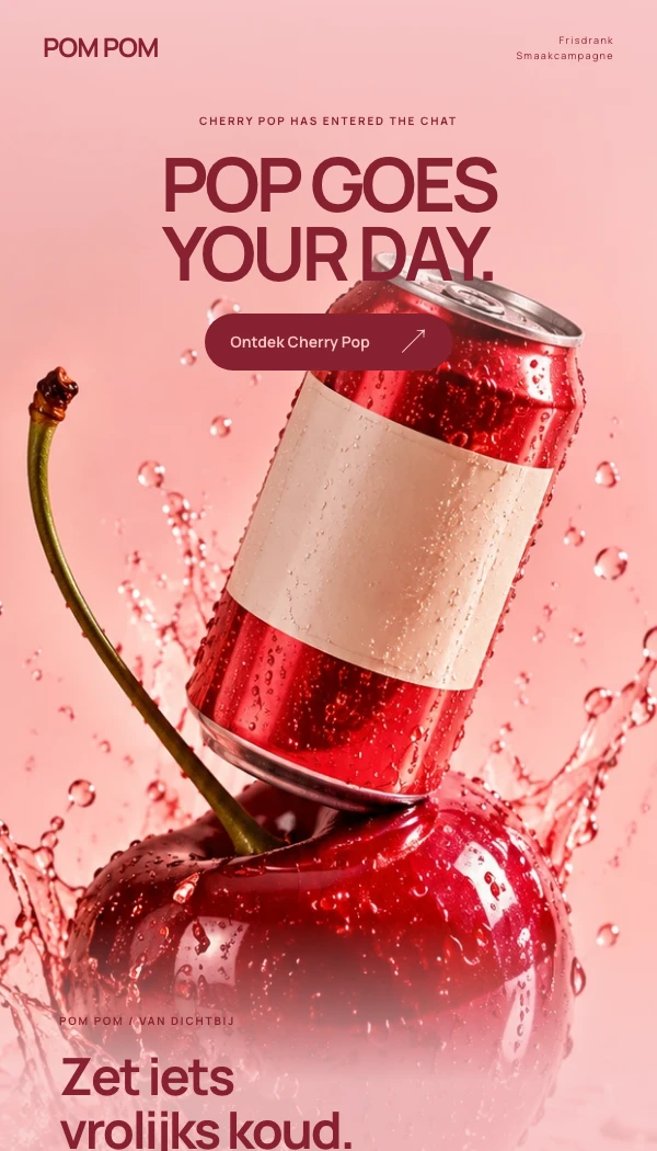 E-maildesignconcept POM POM: Smaakcampagne