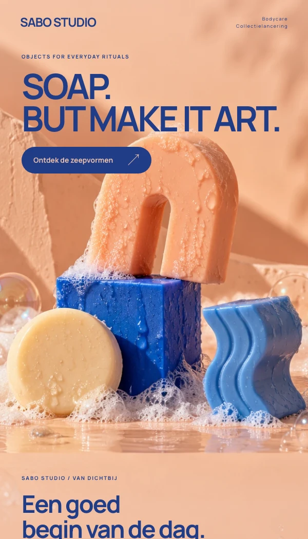 E-maildesignconcept SABO STUDIO: Collectielancering