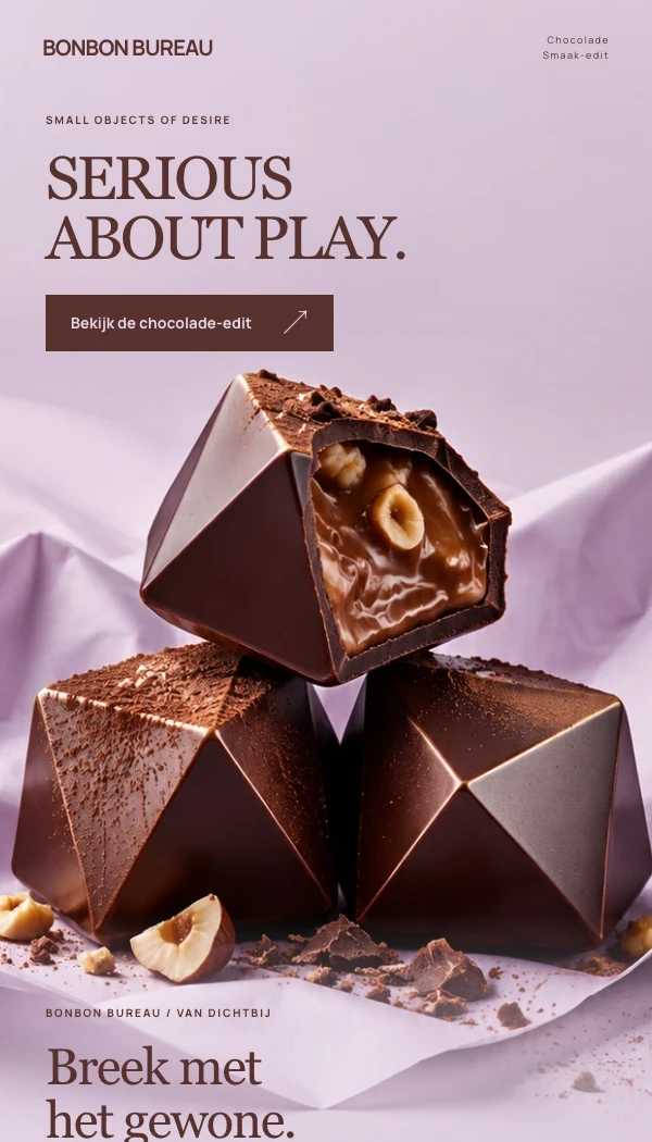 E-maildesignconcept BONBON BUREAU: Smaak-edit